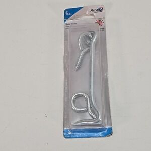 National Hardware Gate Hook N122-358 Zinc Plated